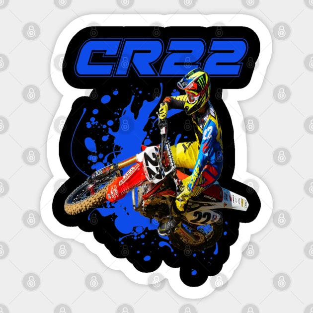 Chad Reed CR22 Supercross Sticker by lavonneroberson